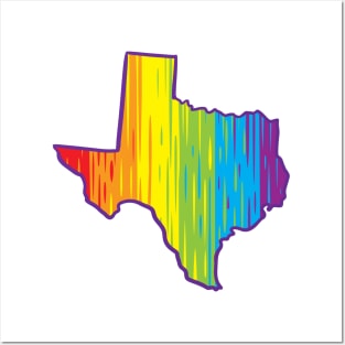 Texas Pride Posters and Art